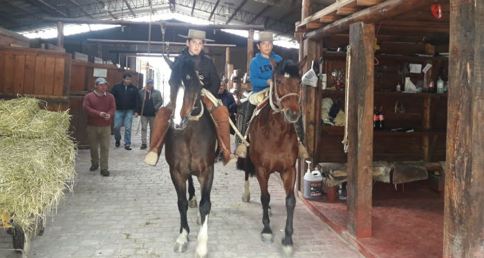 Alumnos del Instituto Federico Errázuriz aprendieron de rodeo y del Caballo Chileno en La Capellanía