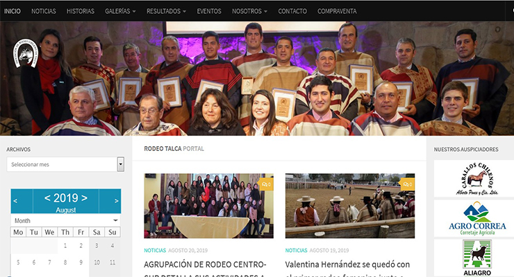 Asociación Talca renovó su sitio web RodeoTalca.cl