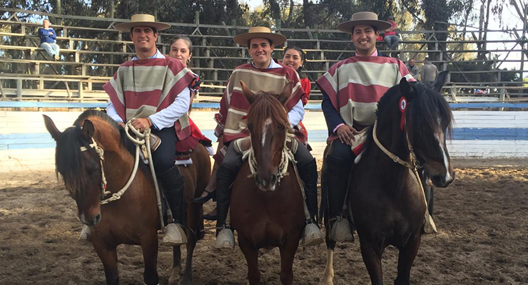 Aninat tuvo inspirada jornada en el rodeo del Club Puchuncaví junto a Eltit y Díaz
