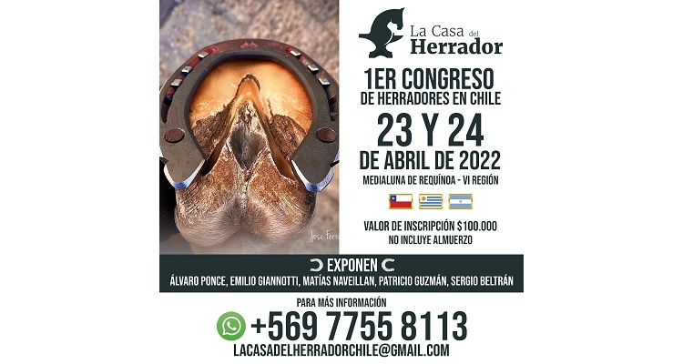 Requínoa acogerá Primer Congreso de Herradores en Chile