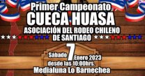 Este sábado se realizará el campeonato de cueca de la Asociación Santiago en Lo Barnechea